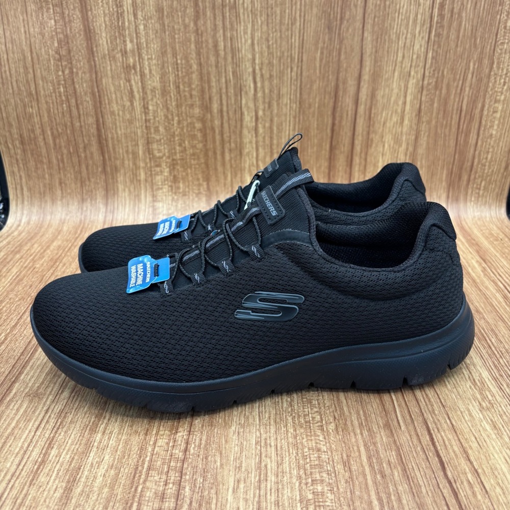 Skechers Summit Summer Blush Women 11 Black Wide Fit Memory Foam 150268W/BBK NEW - Picture 3 of 8